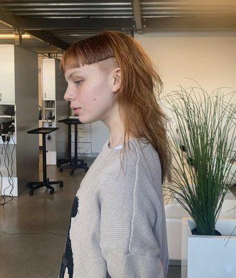 RAD Mullet cut by Kat at theFactory.