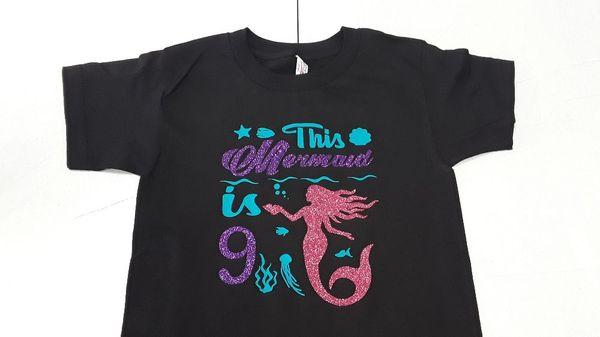 Glitter - birthday shirts