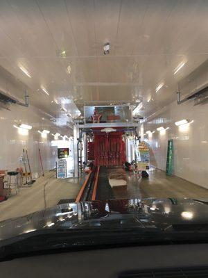 Car wash tunnel