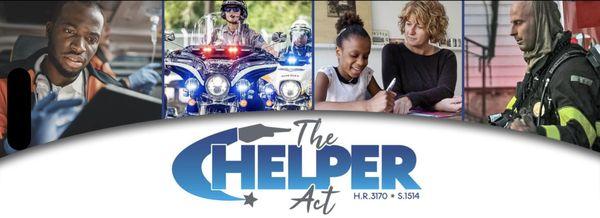 Local ambassador for The Helper Act, a bill that will give first responders & teachers similar mortgage benefits to the VA Loan for military