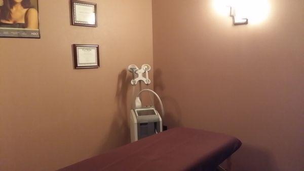 Cosmetic laser treatment room