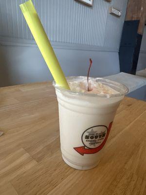 Vanilla milkshake.