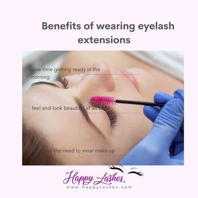 Benefits of wearing eyelash extensions