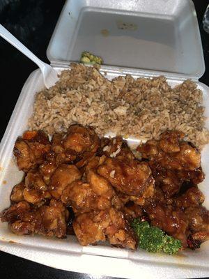 Orange chicken/Fried rice