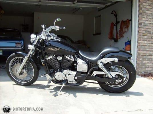 2003 Honda Shadow Spirit 750 and carry-in Tires to be mounted.