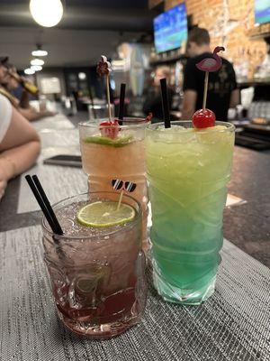 Malibu bay breeze, The Cove, Mermaid Mojito