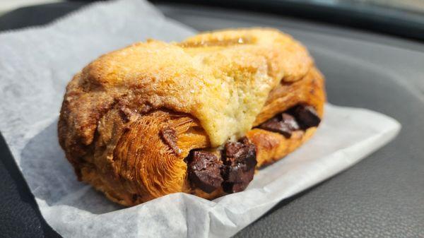 Orange almond chocolate croissant