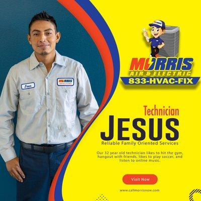 Get to know one of our techs (Jesus).