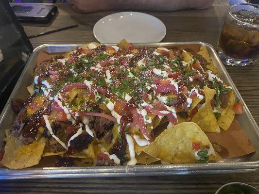 Brisket nachos