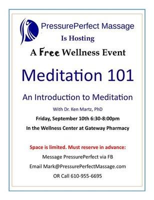 Free wellness workshops.