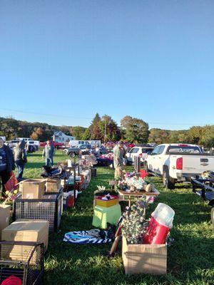 Vendors selling their treasures