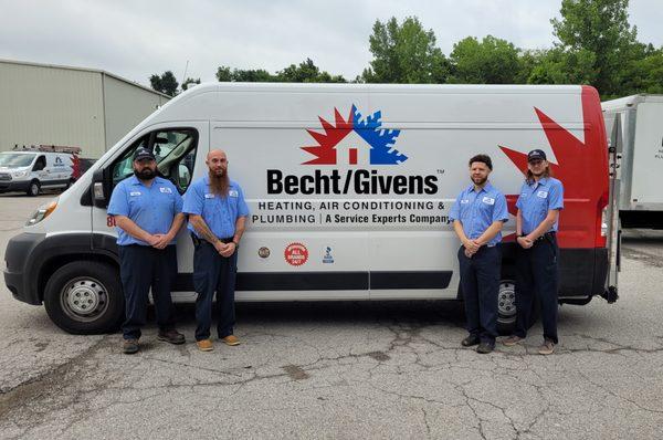 Becht/Givens Plumbing Team, August 2022