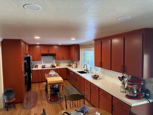 Remodeled kitchen