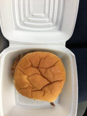 Just an average grocery store bun.