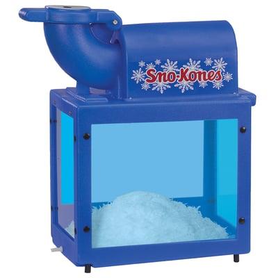 Each Snow Cone Machine comes with Cones, Syrup, Ice Scooper, Syrup Bottle Holder too. All you need to do is supply the ice!