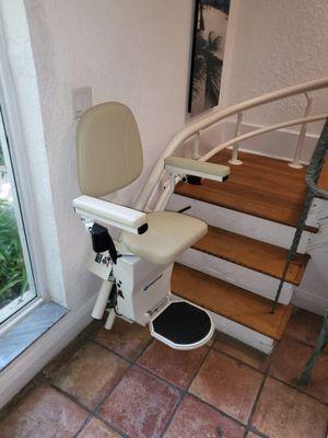 Curved stairlifts