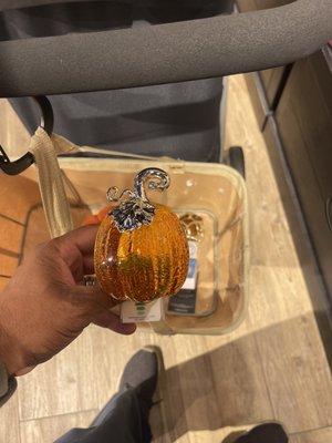 Pumpkin plug in.