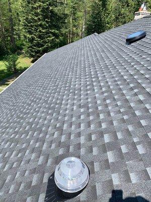 Perfect GAF Roof Installed by Enrique at Axis