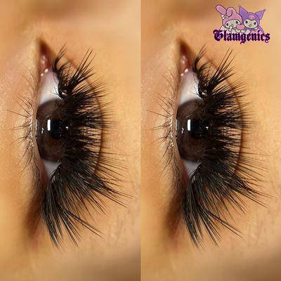 L curl lash extensions volume set