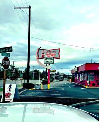 Ladybug Bikini Espresso Drive Thru. Lakewood Washington.