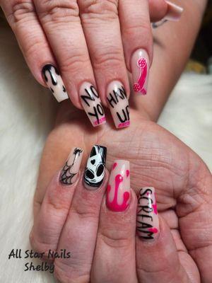 Halloween nails design