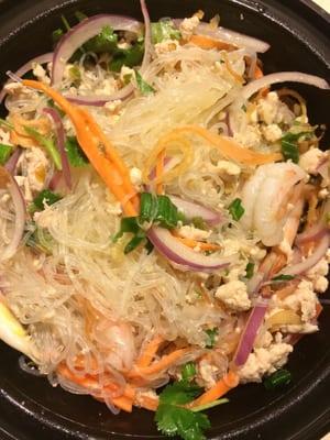 Glass noodle salad. Delicious.