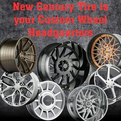 Come see us for your Custom Wheel and Tire needs !