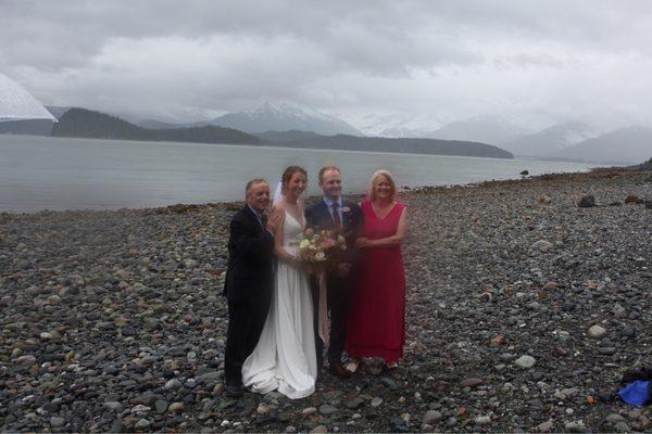 Bridal group in Alaska