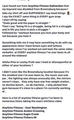 Description of the gym