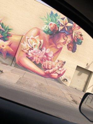 Beautiful  Mural by Artist Adry del Rocio