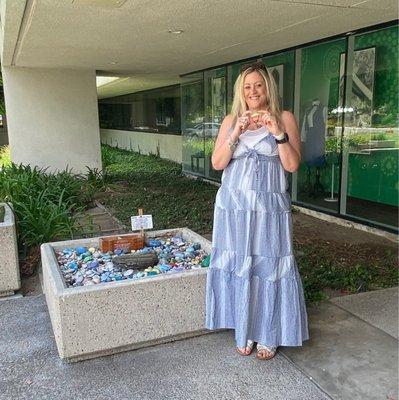 Kindness rock garden.