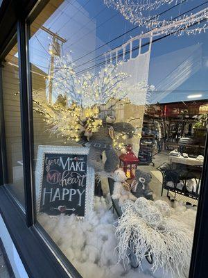 Valentine's Day window display