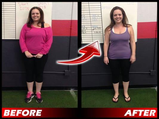 Suzie Dropped 20.1lbs in our 6 week weight loss program.