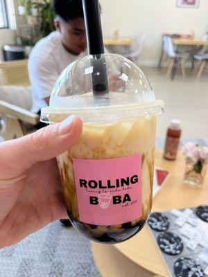 Brown sugar milk tea