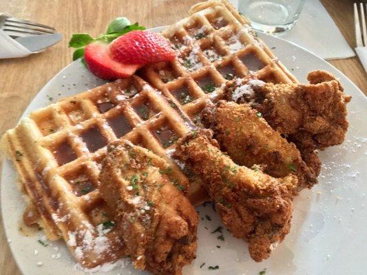 Chicken & Waffles for $12