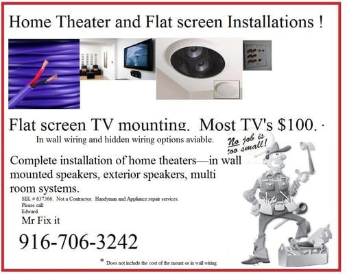 Home theater installations