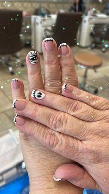 Holoween nail design by Theresa