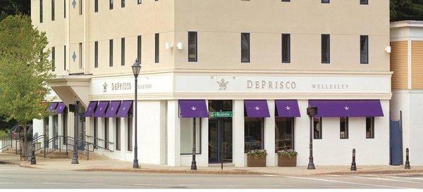 AM DePrisco  is located on the corner the corner of Washington & Grove Street