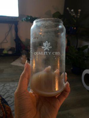 Free glass with kombucha purchase