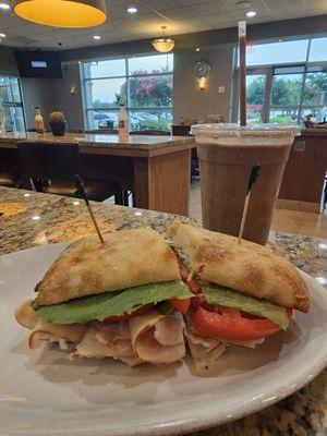 Turkey Avocado sandy & mocha madness