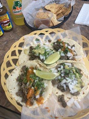 Steak tacos