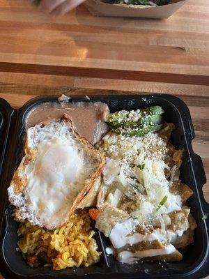 Chilaquiles are so good!