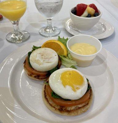 Eggs Benedict - had them make it Florentine style - thank you!