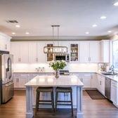 Standard cleaning of modern kitchen