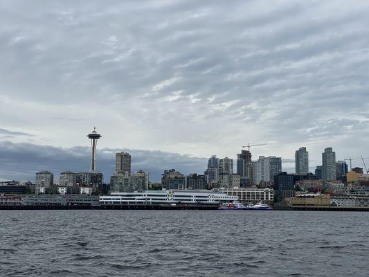 View of the Seattle skyline from the water