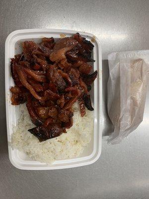 Boneless Spareribs Combo-
Optional white Rice or Fried Rice