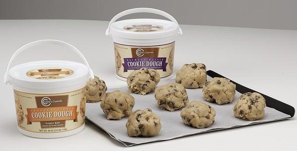 New Carol's Cookies Cookie Dough Tubs