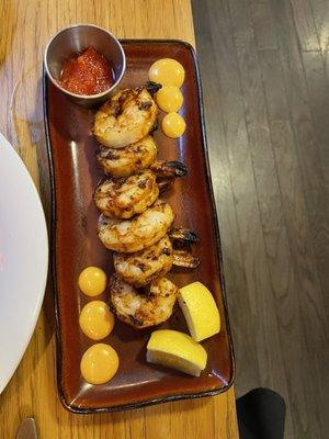 Grilled shrimp