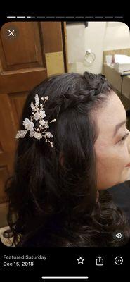 Bridal Hair, in location