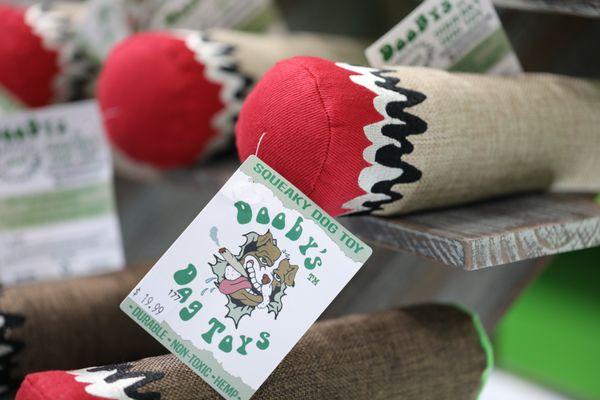 Dogs love Irie Hawaii's Dooby's Dog Toys!